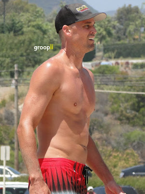 Scott Lane Shirtless at the NVL Malibu 2011