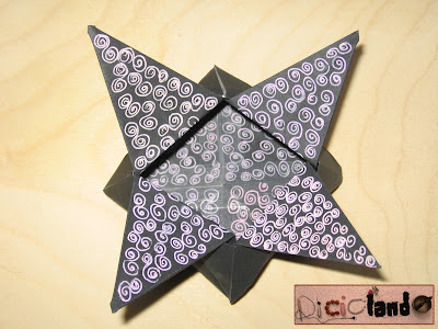 Scatolina a stella origami -tutorial- Natale 2014 faidate 1