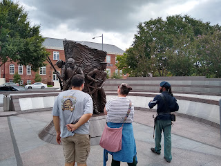 people at African American Civil War Memorial