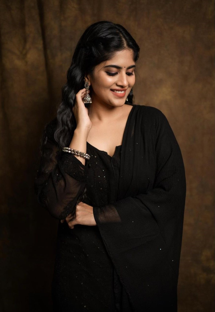 Megha Akash in Black Dress
