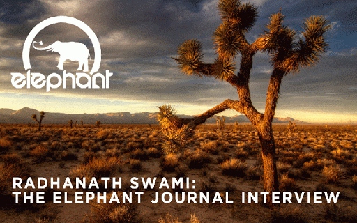 Elephant Journal Interview With Radhanath Swami