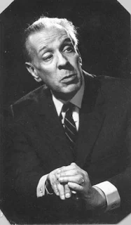 Foto en blanco y negro de Jorge Francisco Isidoro Luis Borges