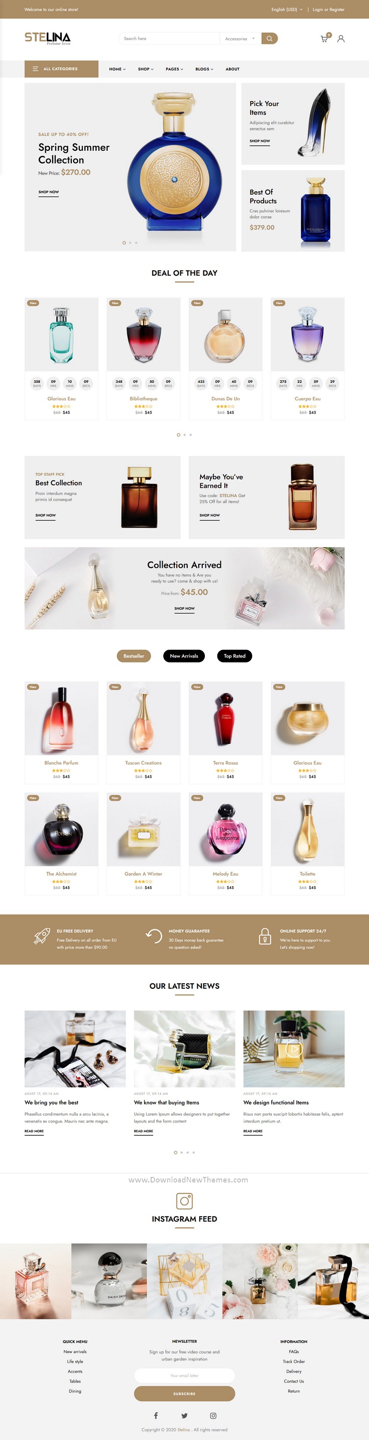 Perfume Store HTML Template