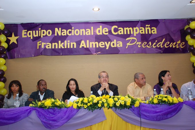 FRANKLIN ALMEYDA PRESENTA SU EQUIPO NACIONAL DE CAMPAÑA