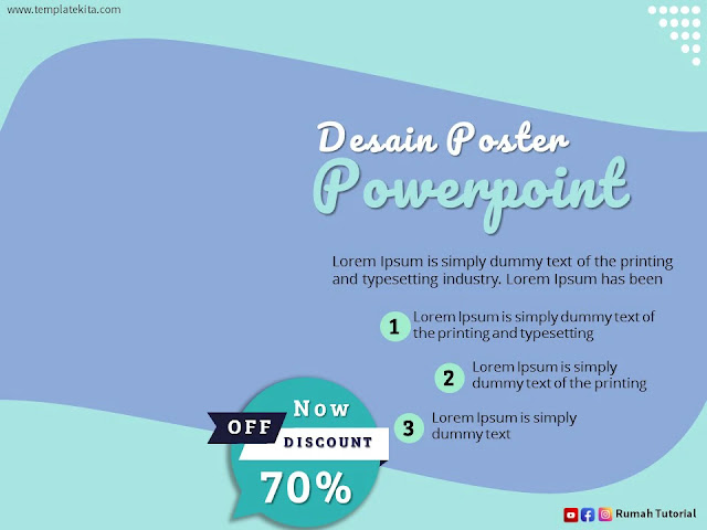 Download Template Poster Powerpoint 2016 Gratis