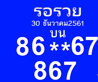 Thailand Lottery Result Today Live For 01-02-2019 | Updated