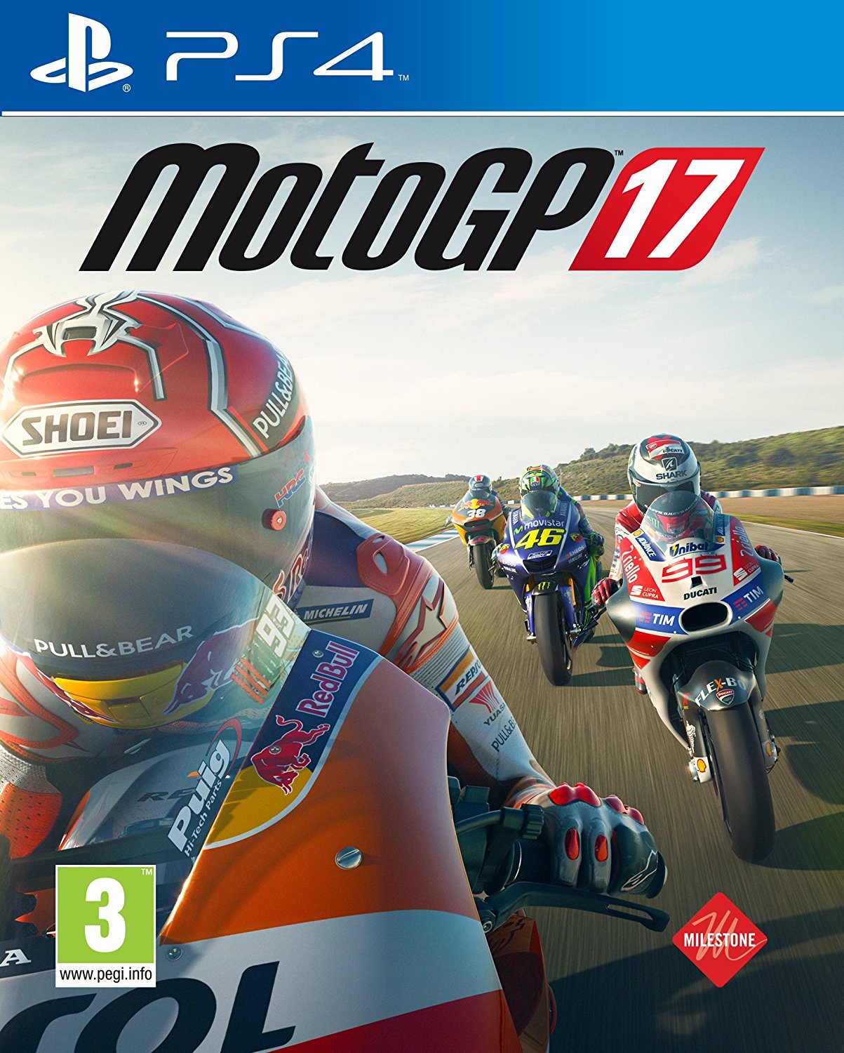 motogp 17 game cover ps4