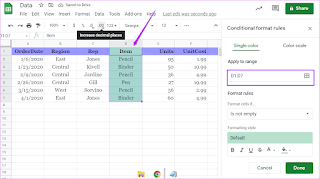 Panduan untuk Menggunakan Pemformatan Bersyarat di Google Spreadsheet