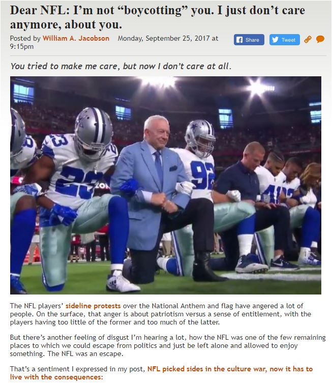 Dallas Kneeling