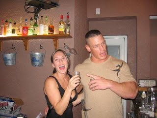 John Cena with Wife