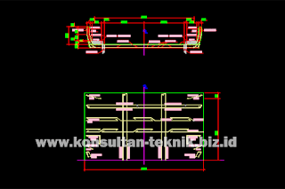 Gambar-Jembatan-Gelagar-Beton-Bertulang-Balok-T-Kelas-C-Bentang-4-Meter-Format-DWG-Autocad-03