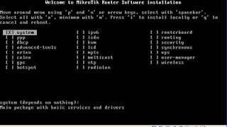 Cara Instalasi Mikrotik OS