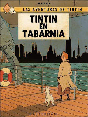 Tintin en Tabarnia, Hergé,cómic