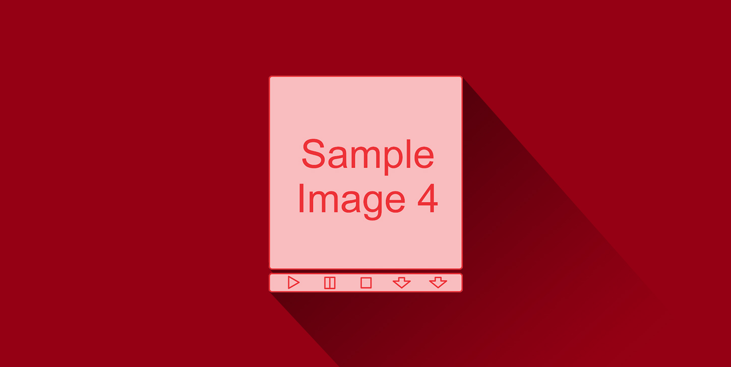 Embed Audio Red Rectangle Frame with Timeliner Radius Image Media Player