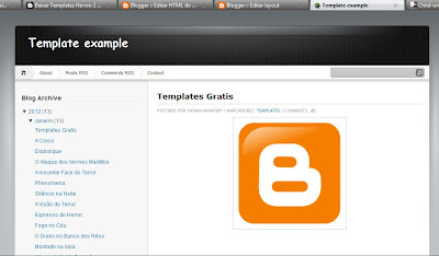 Template Inova Reverse para Blogger