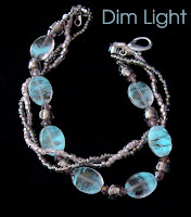 Glow in the dark beads in dim light