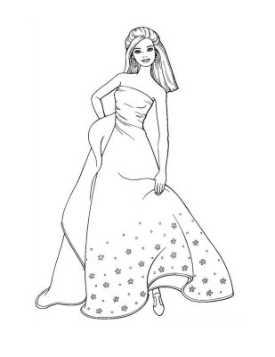 Barbie Coloring Sheets on Fashionista Barbie Coloring Pages