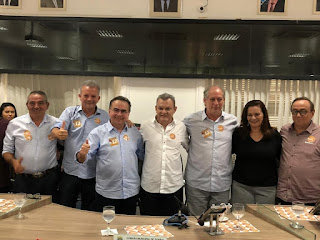 ANDRÉ FIGUEIREDO PARTICIPA DE CONVENÇÃO PEDETISTA EM SOBRAL COM PRESENÇA DE CIRO GOMES