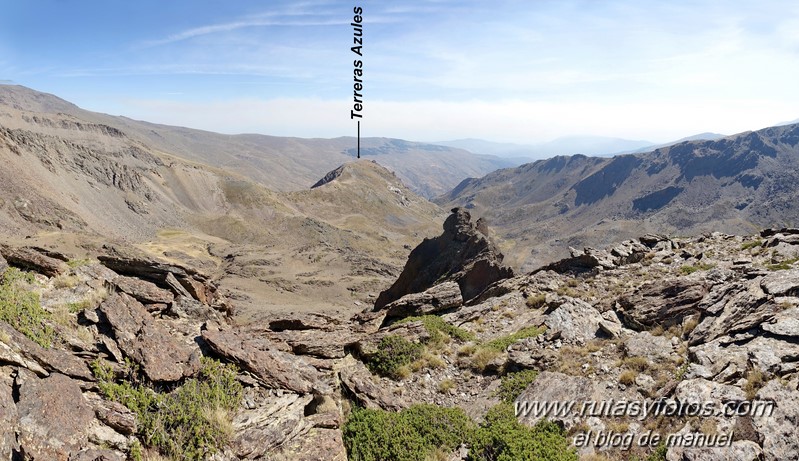 Puntal de Loma Púa - Pico del Sabinar - Pico del Púlpito - Puntal de Terreras Azules