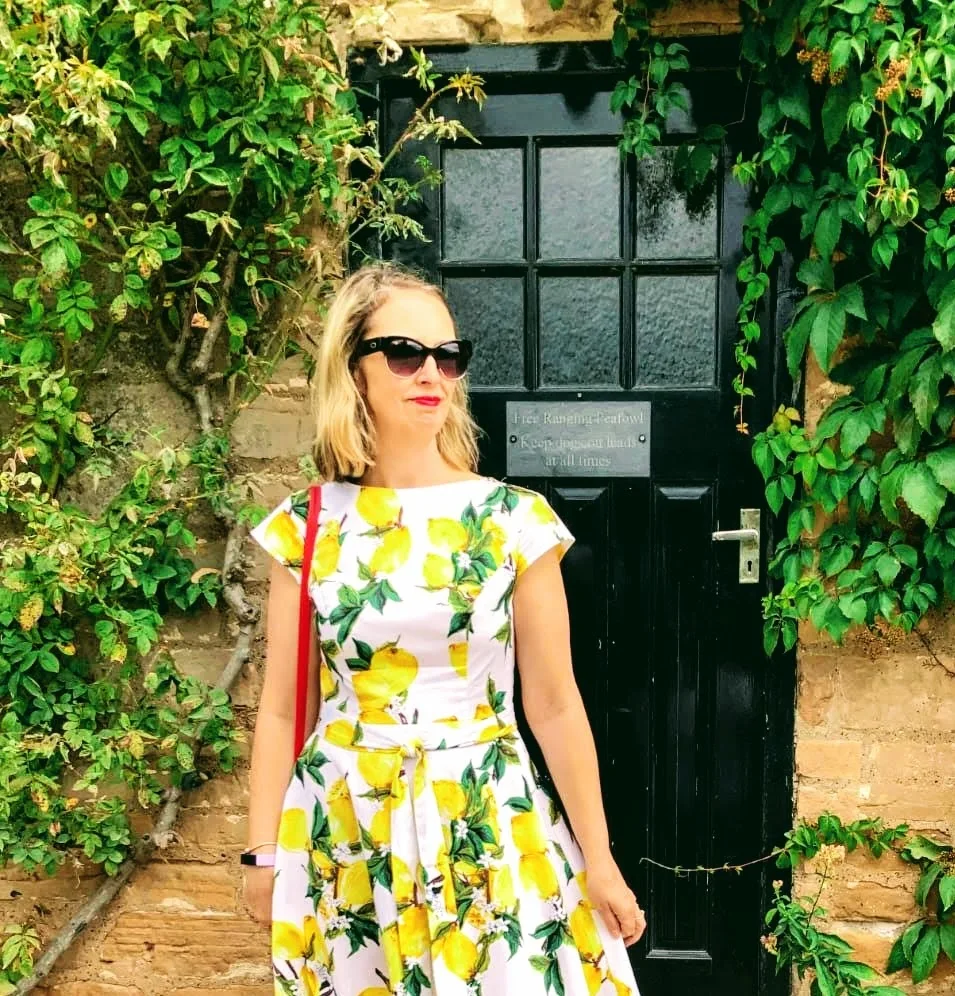 Summertime and lemon dress