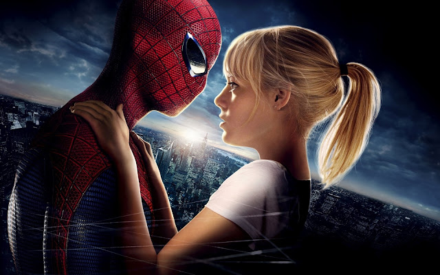 The Amazing Spiderman With Stacy Wallpaper