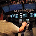 Flight Simulator in Real Jet Nose