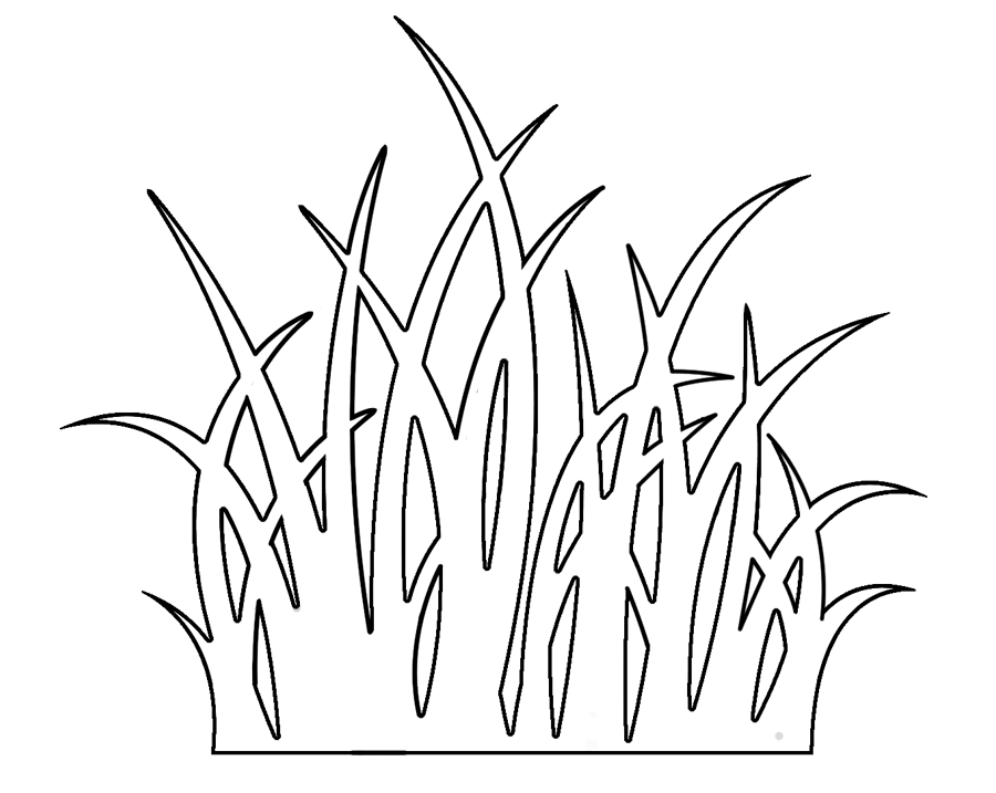 Grass Coloring Pages 3