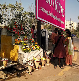 flower shop selling bouquets