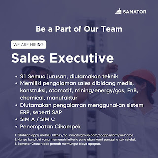 Lowongan Kerja di Samator Group