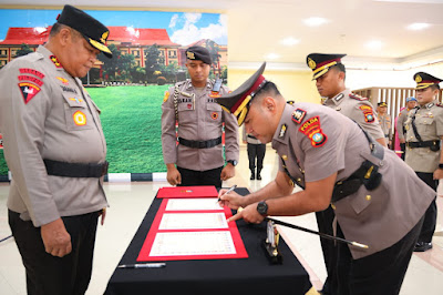 Kapolda Kepri Langsung Pimpin Sertijab Kapolres Lingga dan Tanjung Balai Karimun