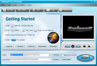 Emicsoft FLV Converter portable terbaru gratis full version