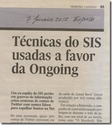 Técnicas do SIS - contrainformação na NET.Jan 2012
