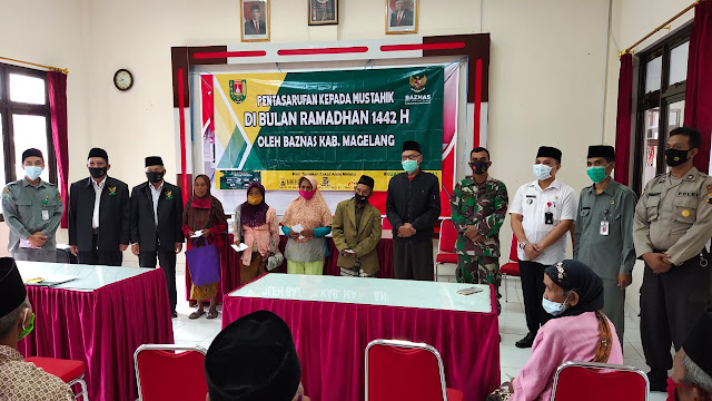 Baznas Kabupaten Magelang Laksanakan Pentasyarufan dan Serahkan Bantuan Pembangunan Masjid di Kecamatan Ngablak