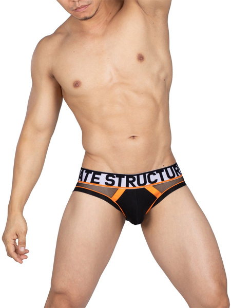 男性下着 Private Structure Momentum Orange Harness Mini Brief ブリーフ