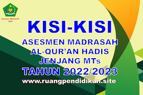 Kisi-kisi AM Al-Qur'an Hadis Jenjang MTs Tahun 2023 Sesuai KMA 183