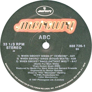 When Smokey Sings (Bonus Beats) - ABC http://80smusicremixes.blogspot.co.uk