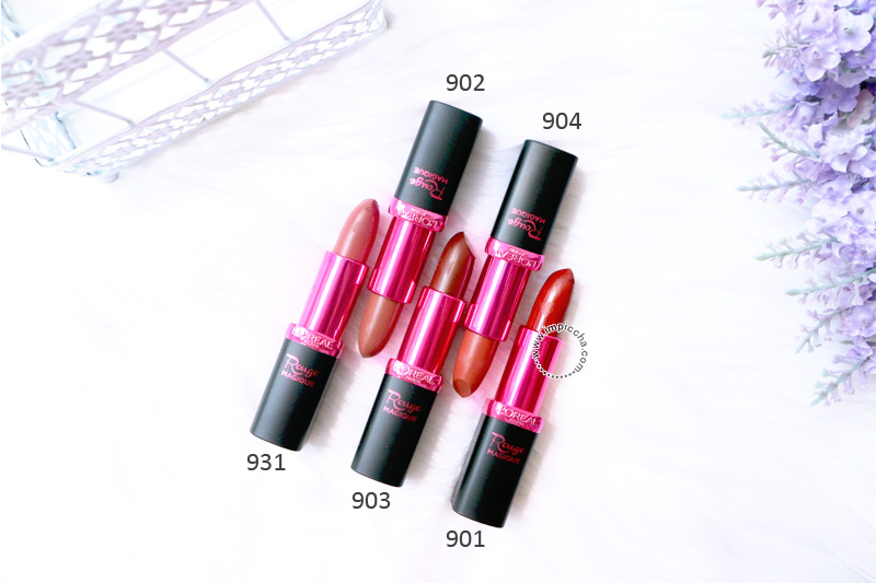 Color Loreal Paris Rouge Magique's Lipstick - Brown