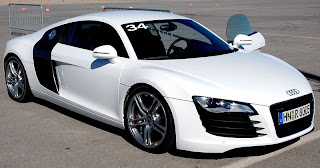 White Audi R8 wallpapers