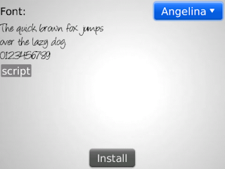 ExtraFonts v3.0.1 BlackBerry App
