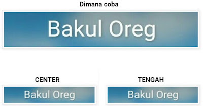 Cara Mengubah Letak Judul Widget agar di Tengah