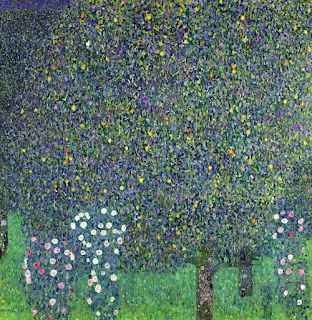 Розы под деревьями (1905) (110 x 110) (Париж, Музей Орсэ)