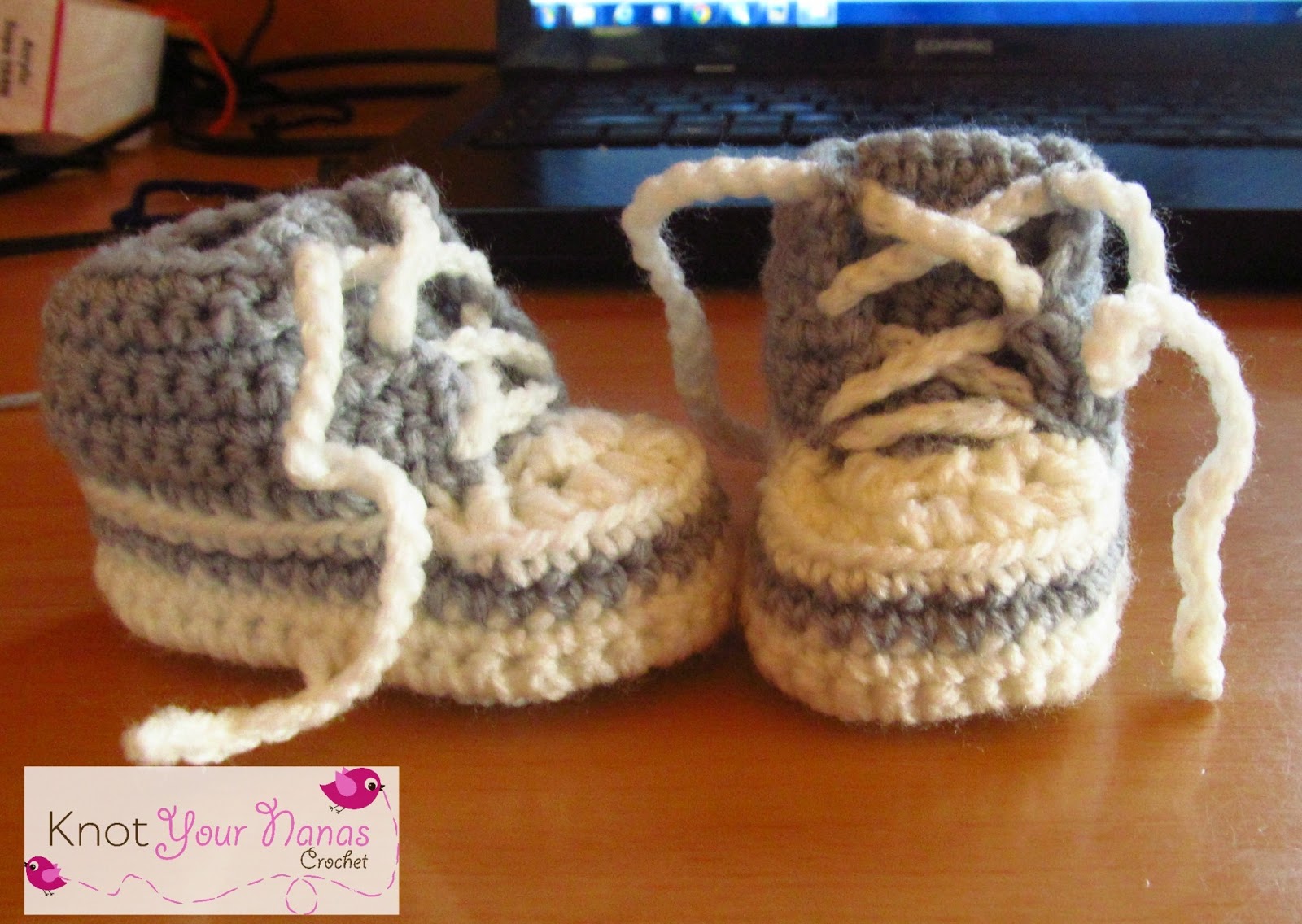 Knot Your Nana39;s Crochet: Crochet Converse Newborn High Tops