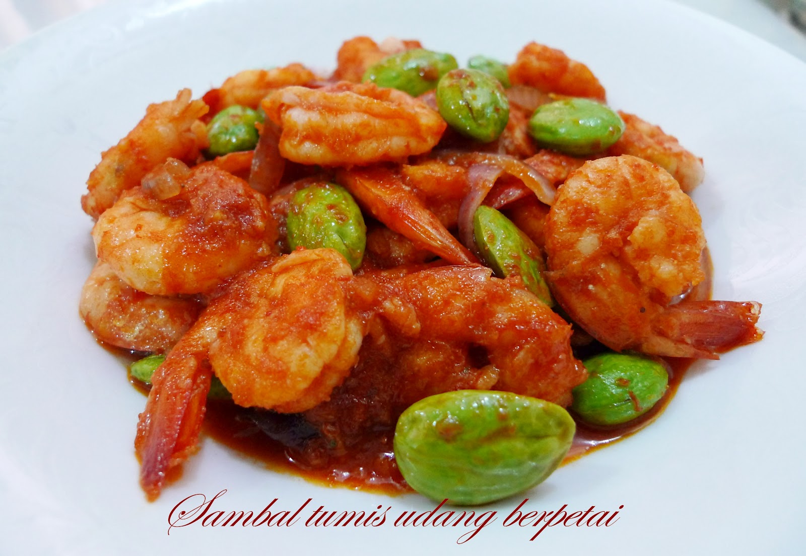 Ibu Sham: Sambal tumis udang berpetai