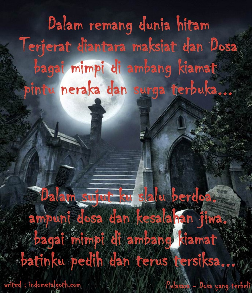 Gothic Poetry / Syair Gothic