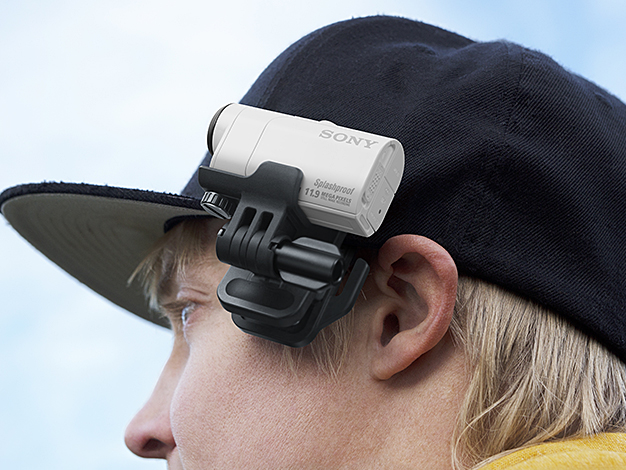 Sonyアクションカムを帽子のつばにマウントする方法 Bassou Net