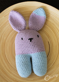 Made by Charry Crocheted toy bunny