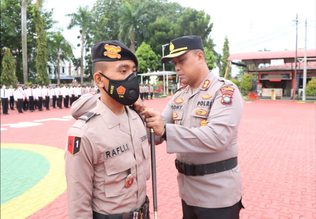 Polres Karimun Terima 40 Siswa Latja  Diktuba Polri Tahun Anggaran 2022