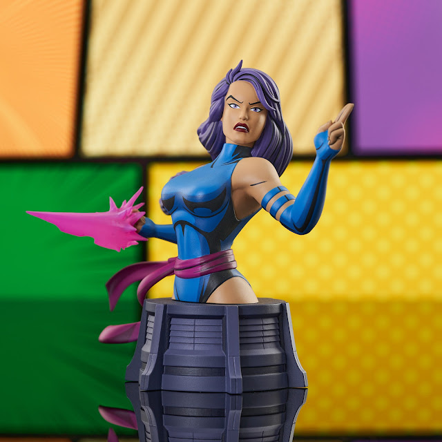 Diamond Select Marvel Animated X-Men Psylocke 7th Scale Mini-Bust 001