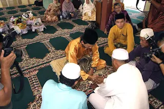 akad nikah (marriage contract) ceremony