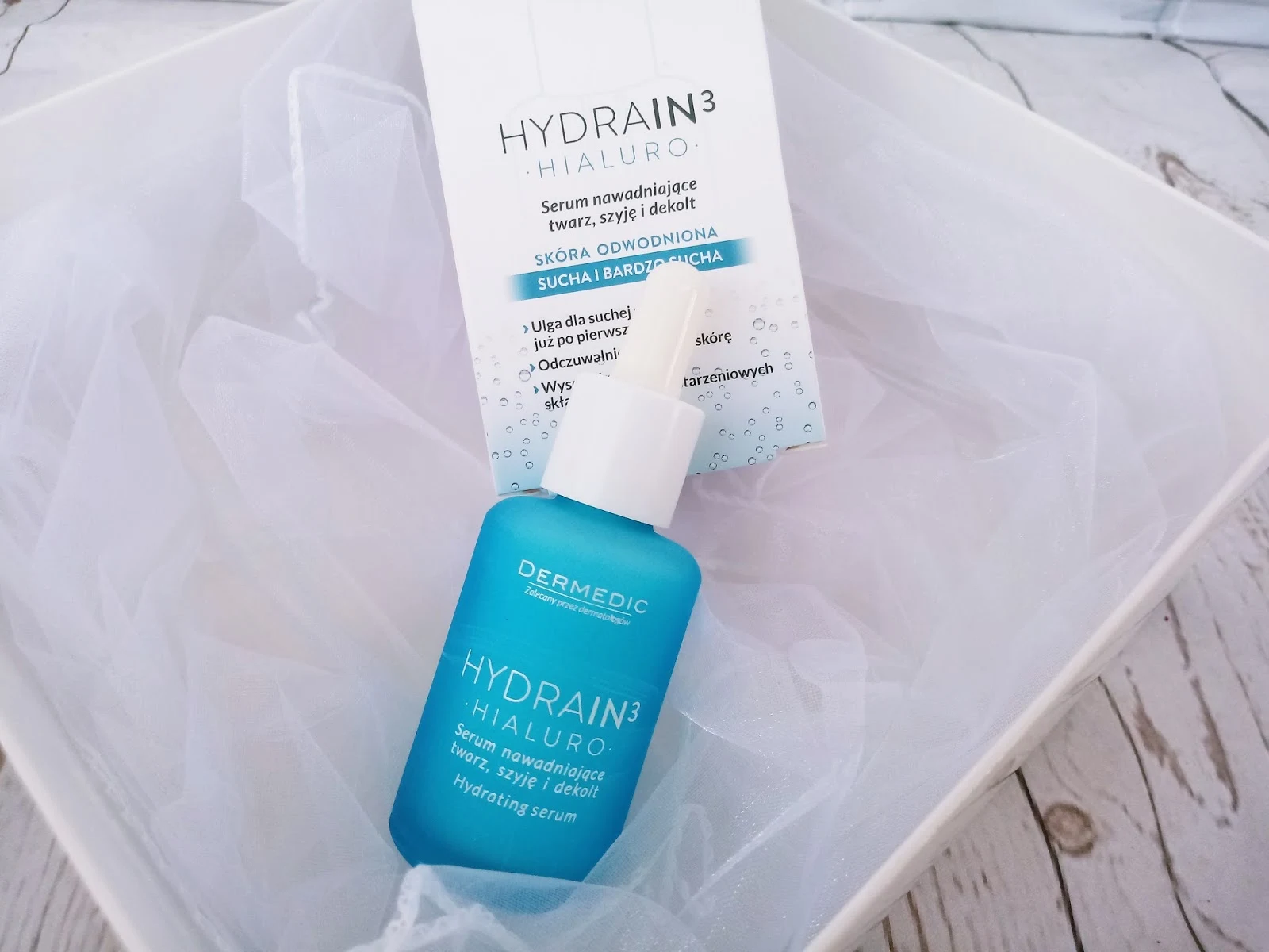 HYDRAIN 3 HIALURO- serum nawadniające twarz, szyję i dekolt DERMEDIC